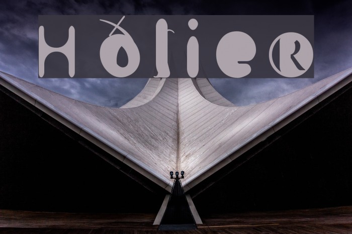 Holier Font examples