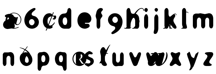 Holier Font LOWERCASE