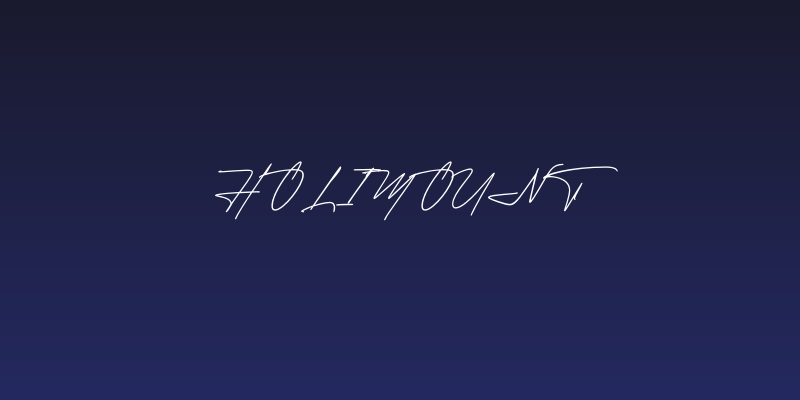 Holimount Social Header