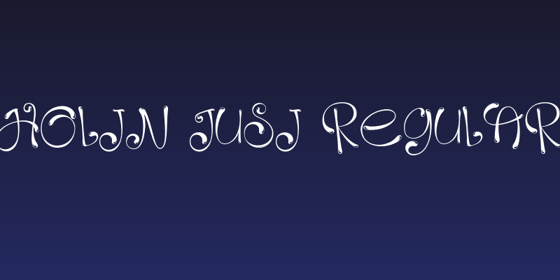 Holin Jusi Regular Social Header