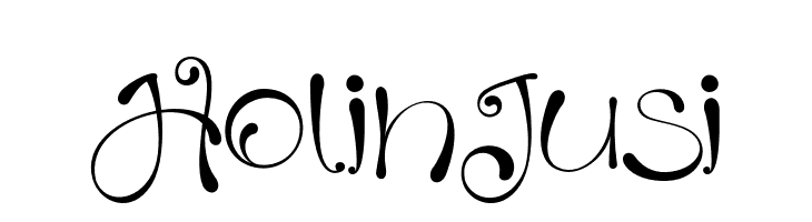 HolinJusi  font caratteri gratis