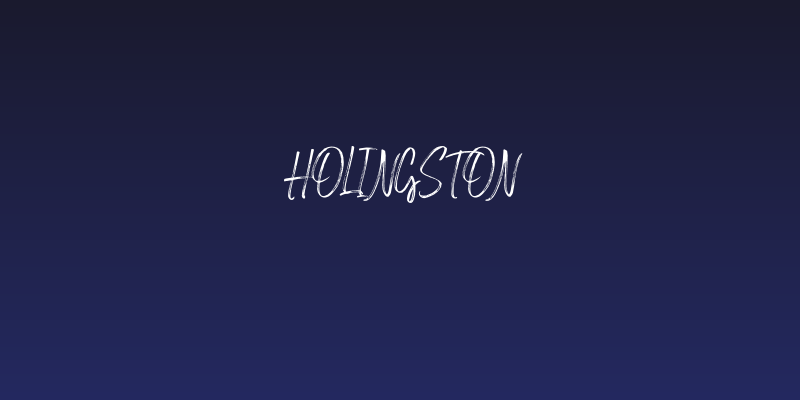 Holingston Social Header