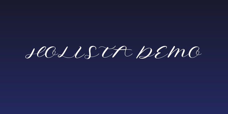 Holista Demo Social Header