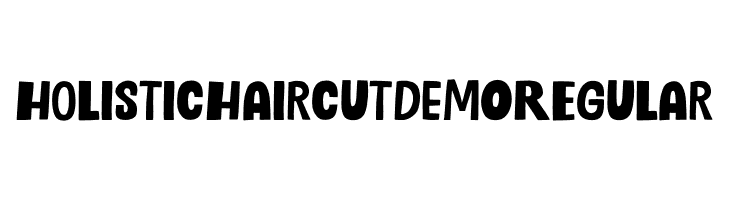 Holistic Haircut DEMO Regular  Fuentes Gratis Descargar