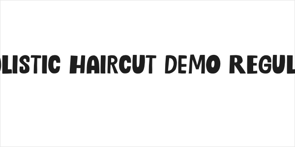 Holistic Haircut DEMO Regular Logo