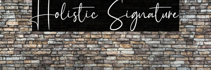 Holistic Signature Example 1