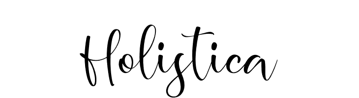 Holistica  フリーフォントのダウンロード