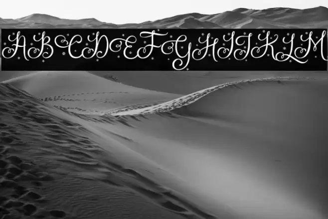 Holistya Snow Font examples