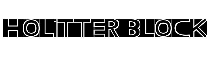 Holitter Block  Descarca Fonturi Gratis