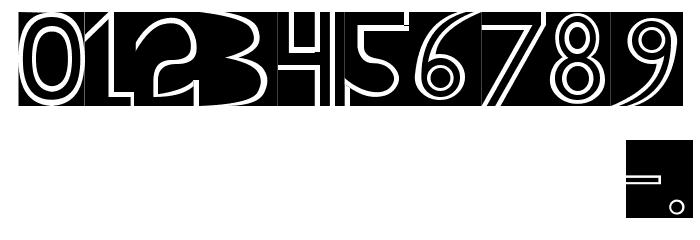 Holitter Block Font OTHER CHARS