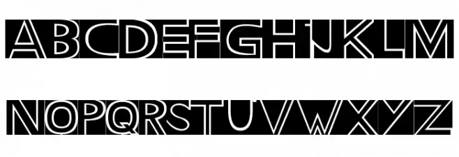 Holitter Block Font Litere mari