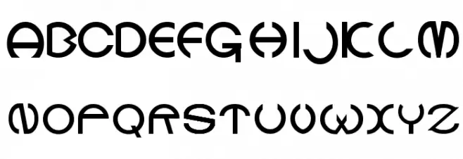 Holitter Cicle Schriftart Groß