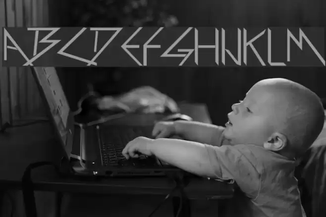 Holitter Forge Font examples