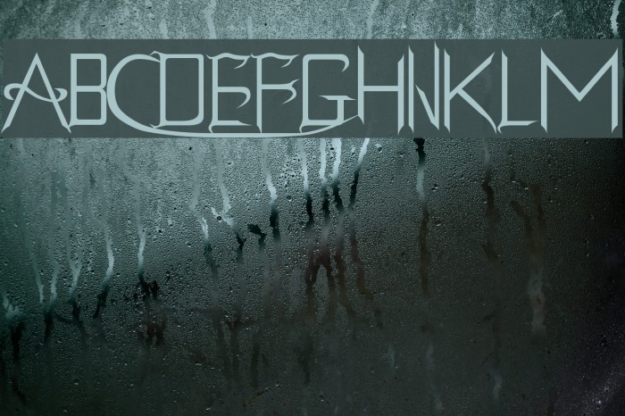Holitter Gothic Font examples
