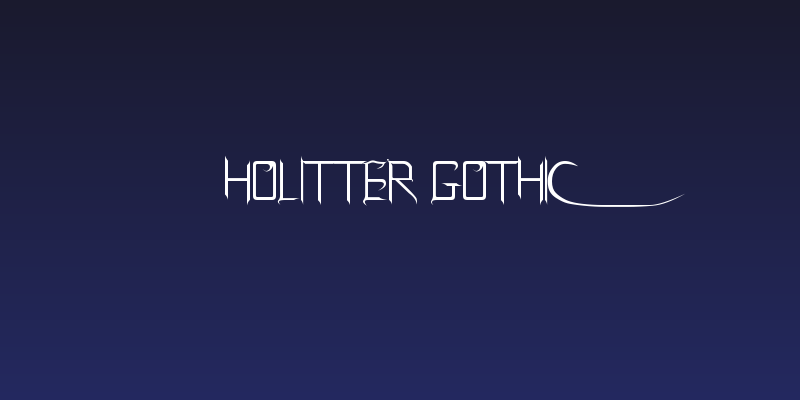 Holitter Gothic Social Header