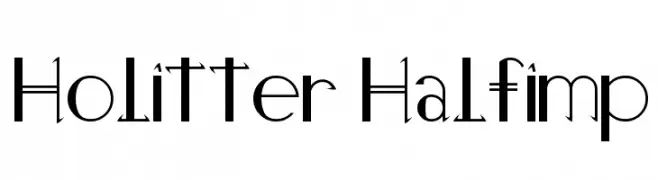 Holitter Halfimp  Free Fonts Download