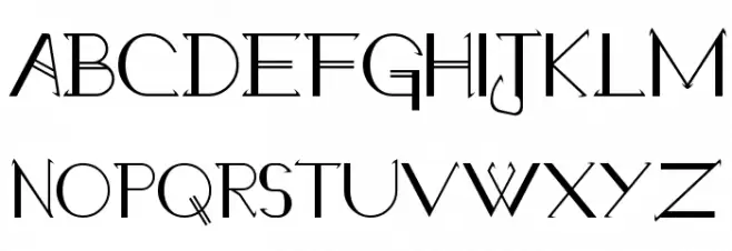 Holitter Halfimp Schriftart Groß