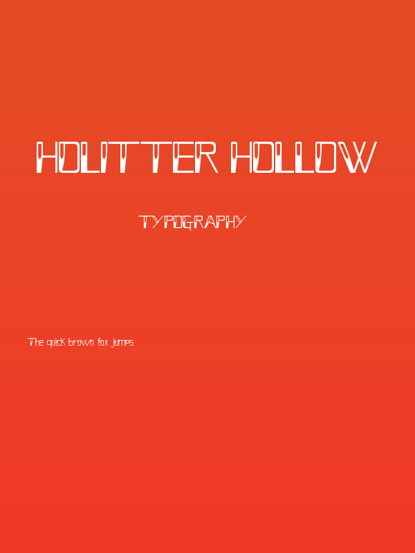 Holitter Hollow Poster