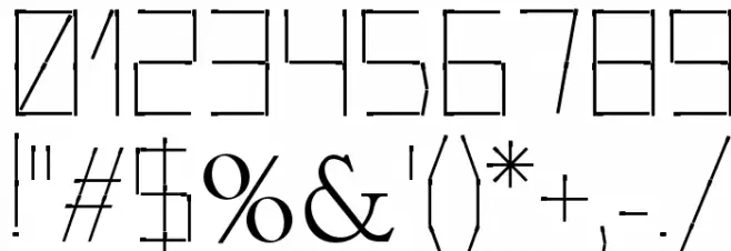 Holitter Phosphorus Font OTHER CHARS
