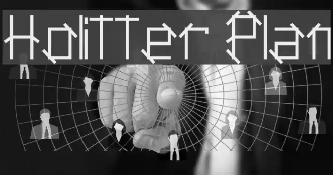 Holitter Plan Font examples