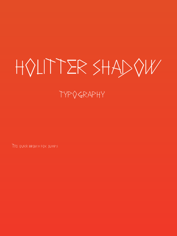 Holitter Shadow Poster