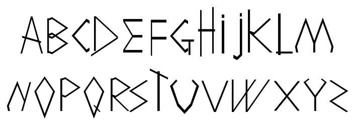 Holitter Shadow Font LOWERCASE