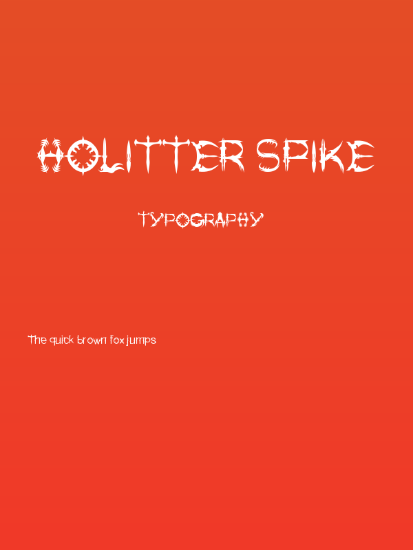 Holitter Spike Poster