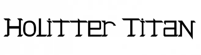 Holitter Titan  Free Fonts Download