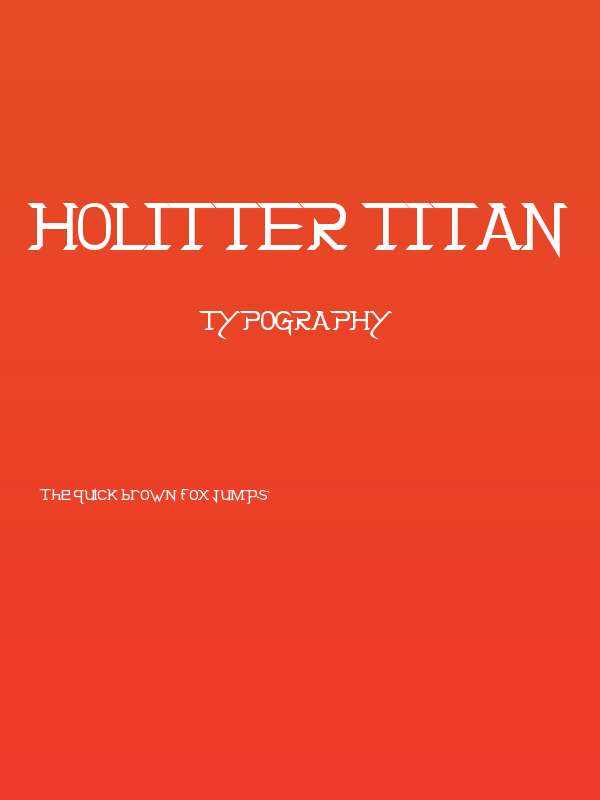 Holitter Titan Poster