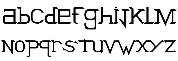Holitter Titan Font LOWERCASE