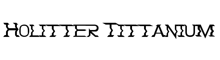 Holitter Tittanium  Fuentes Gratis Descargar