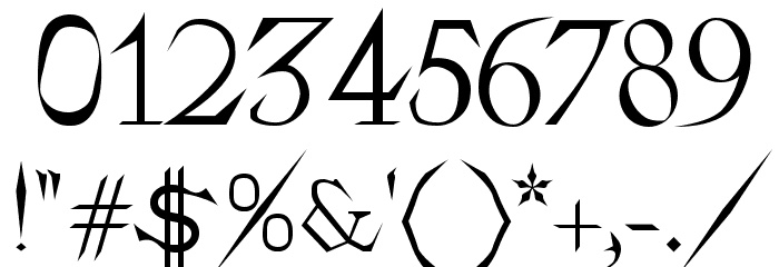 Holitter Tittanium Font OTHER CHARS
