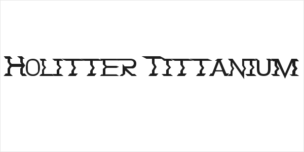Holitter Tittanium Logo
