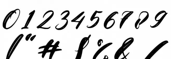 Holla Christmas Font OTHER CHARS