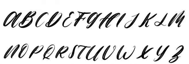 Holla Christmas Font UPPERCASE