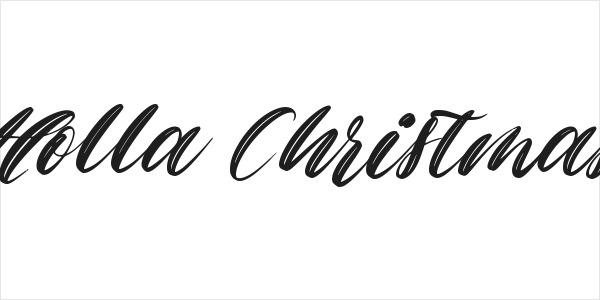 Holla Christmas Logo