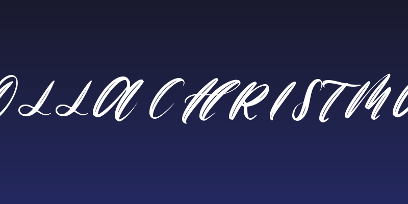 Holla Christmas Social Header