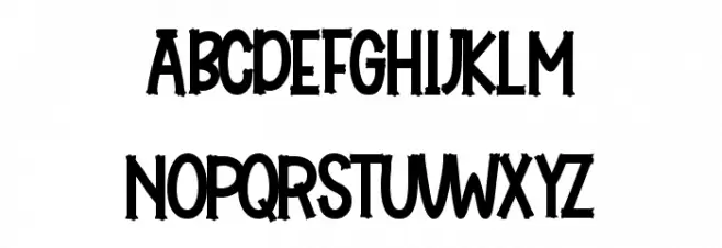 Holla Grave フォント 大文字