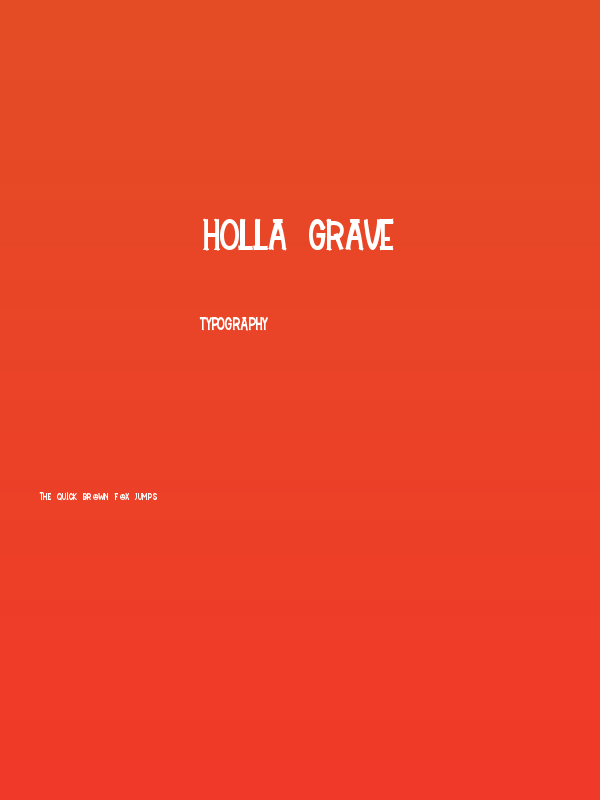Holla Grave Poster