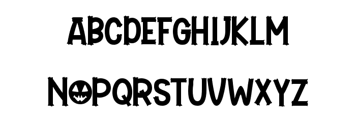 Holla Grave Font LOWERCASE