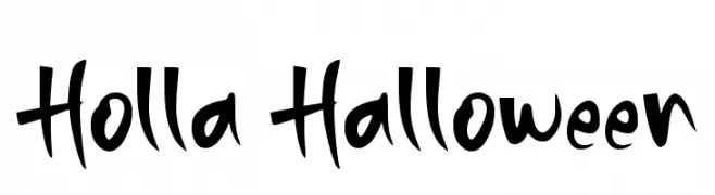 Holla Halloween  les polices de caractères gratuit tlcharger