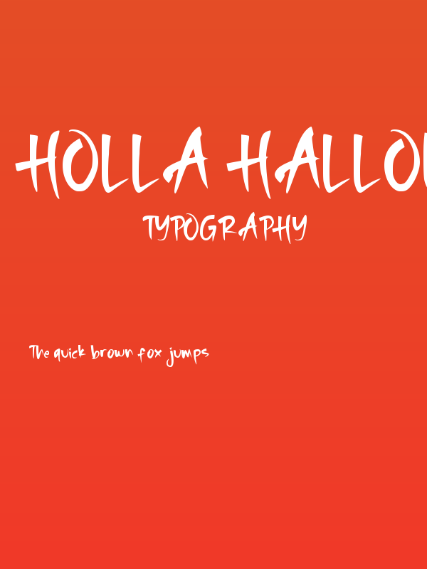 Holla Halloween Poster