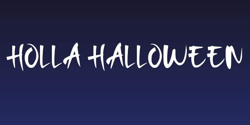 Holla Halloween Social Header