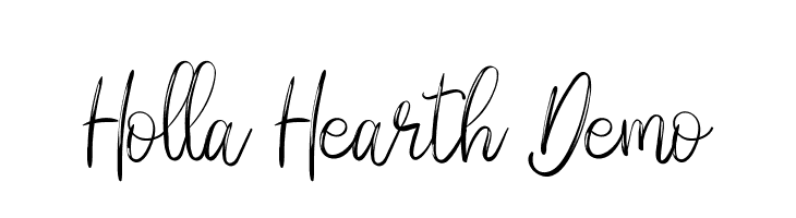 Holla Hearth Demo  Скачать бесплатные шрифты