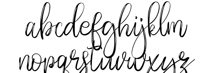 Holla Hearth Demo Font LOWERCASE