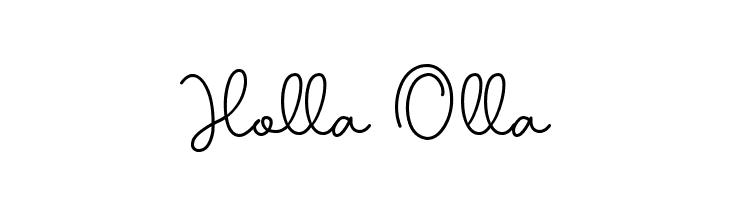 Holla Olla  免费字体下载