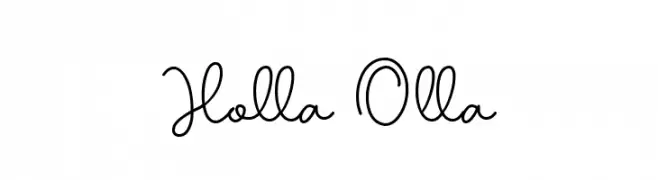 Holla Olla  Fuentes Gratis Descargar