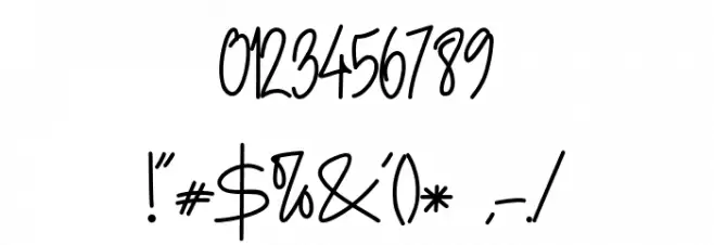 Holla Olla Font OTHER CHARS