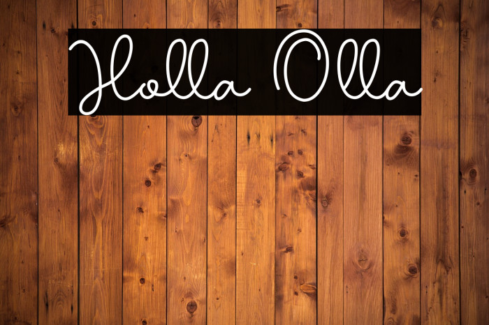 Holla Olla Example 2