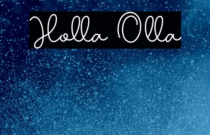 Holla Olla Example 3